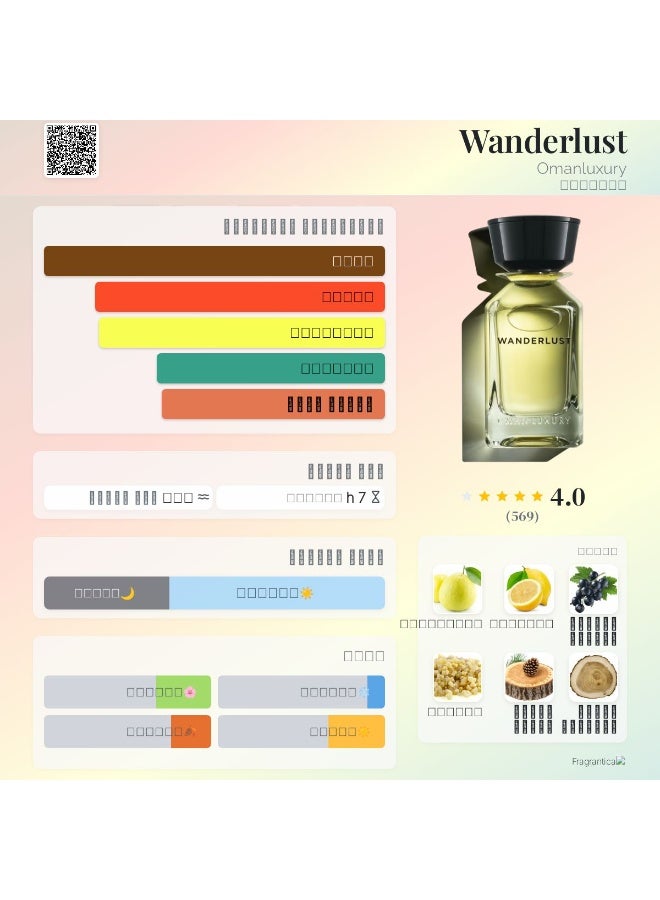 عمان الفاخرة عطر عمان لكجري واندر لاست او دي بارفيوم 100 مل - Image 4